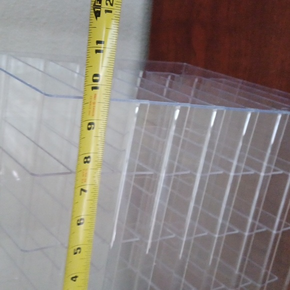 FINAL PRICE - Large Plexiglass Tiered Organizer - Picture 9 of 12